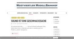 Desktop Screenshot of mostviertler-modellbahnhof.at